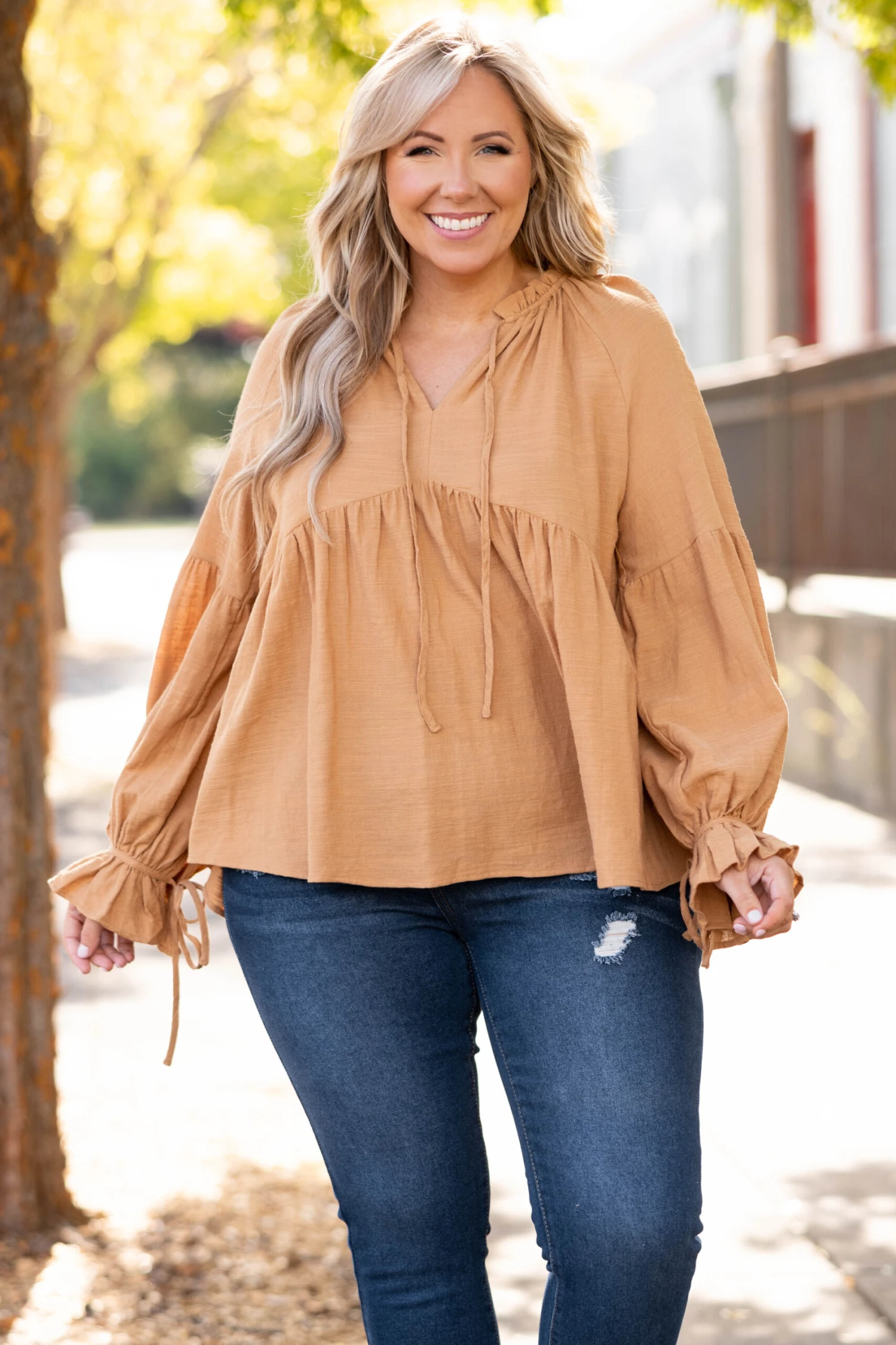 Awaiting The Future Top, Mustard 3 Awaiting The Future Top, Mustard