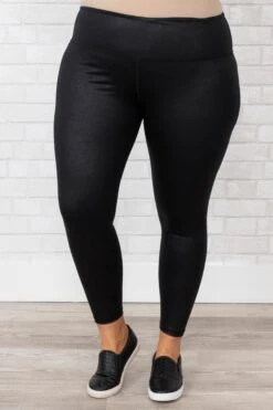 Back At The Start Leggings, Black -Chic Soul Store BackAtTheStartLeggings Black