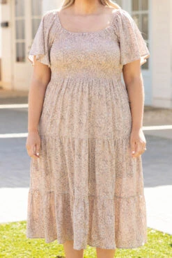 Back To The Days Dress, Taupe 11 Back To The Days Dress, Taupe -Chic Soul Store BackToTheDaysDress Taupe 1435