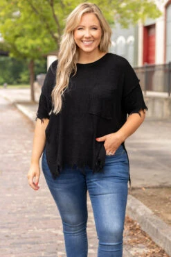 Bad Habits Top, Black