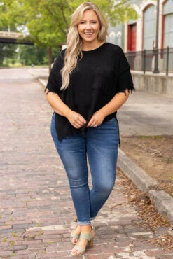 Bad Habits Top, Black -Chic Soul Store BadHabitsTop Black 9932