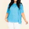 Balanced Top, Deep Sky -Chic Soul Store BalancedTop DeepSky 9961