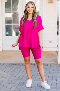 Bare Necessities Set, Magenta -Chic Soul Store BareNecessitiesSet Magenta 8