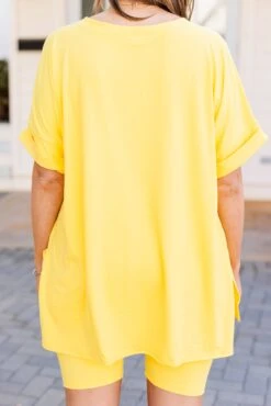 Bare Necessities Set, Yellow -Chic Soul Store BareNecessitiesSet Yellow 5