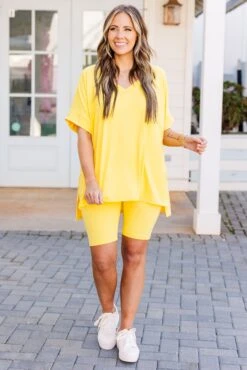 Bare Necessities Set, Yellow -Chic Soul Store BareNecessitiesSet Yellow 8