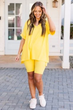 Bare Necessities Set, Yellow -Chic Soul Store BareNecessitiesSet Yellow 9