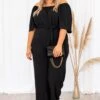 Bayside Walks Jumpsuit, Black 1 Bayside Walks Jumpsuit, Black -Chic Soul Store BaysideWalksJumpsuit Black 8228