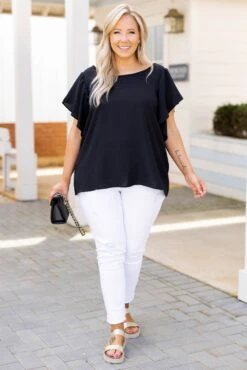 Be Gorgeous Top, Black 10 Be Gorgeous Top, Black -Chic Soul Store BeGorgeousTop Black 3173