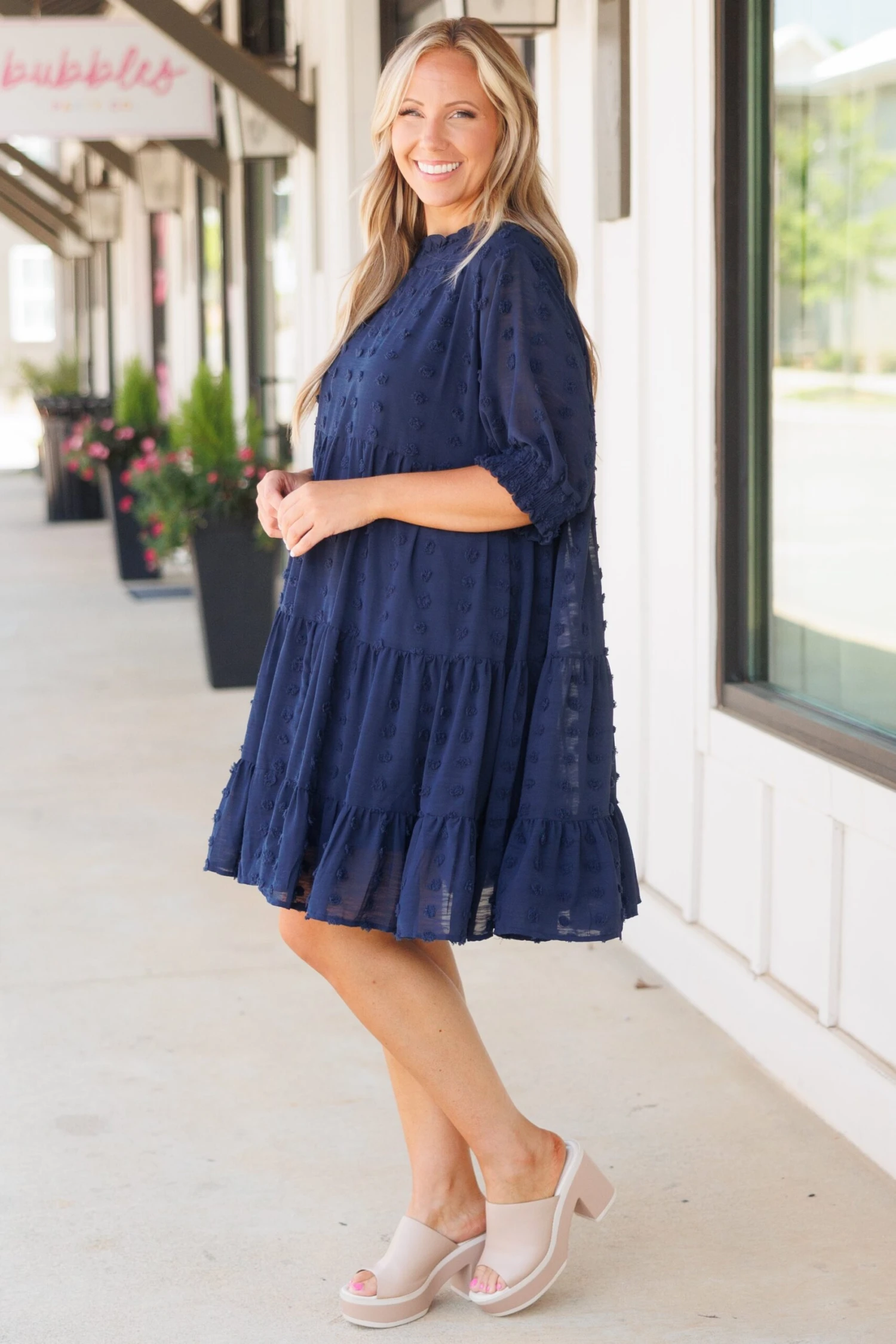 Be My Guide Dress, Navy 6 Be My Guide Dress, Navy - Image 4