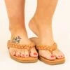 Beach Braid Sandals, New Tan -Chic Soul Store BeachBraidSandals NewTan 2