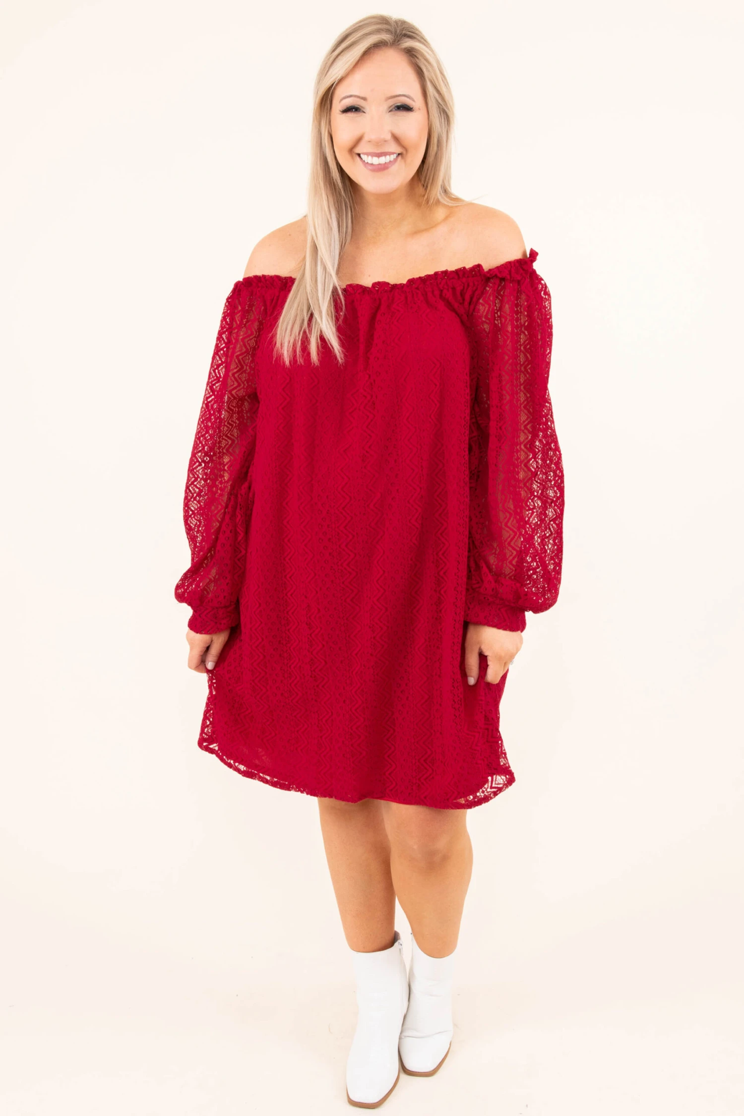 Beach Date Night Dress, Red 4 Beach Date Night Dress, Red - Image 2