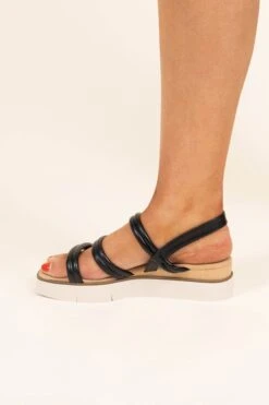 Beaming Lifestyle Sandals, Black -Chic Soul Store BeamingLifestyleSandals Black 9414