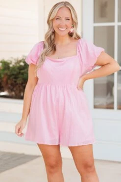Beautiful Days Ahead Romper, Pink