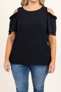 Beauty And Better Top, Black -Chic Soul Store BeautyAndBetterTop Black 0040