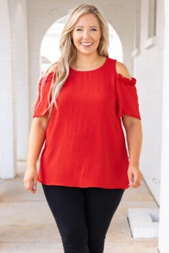 Beauty And Better Top, Tomato