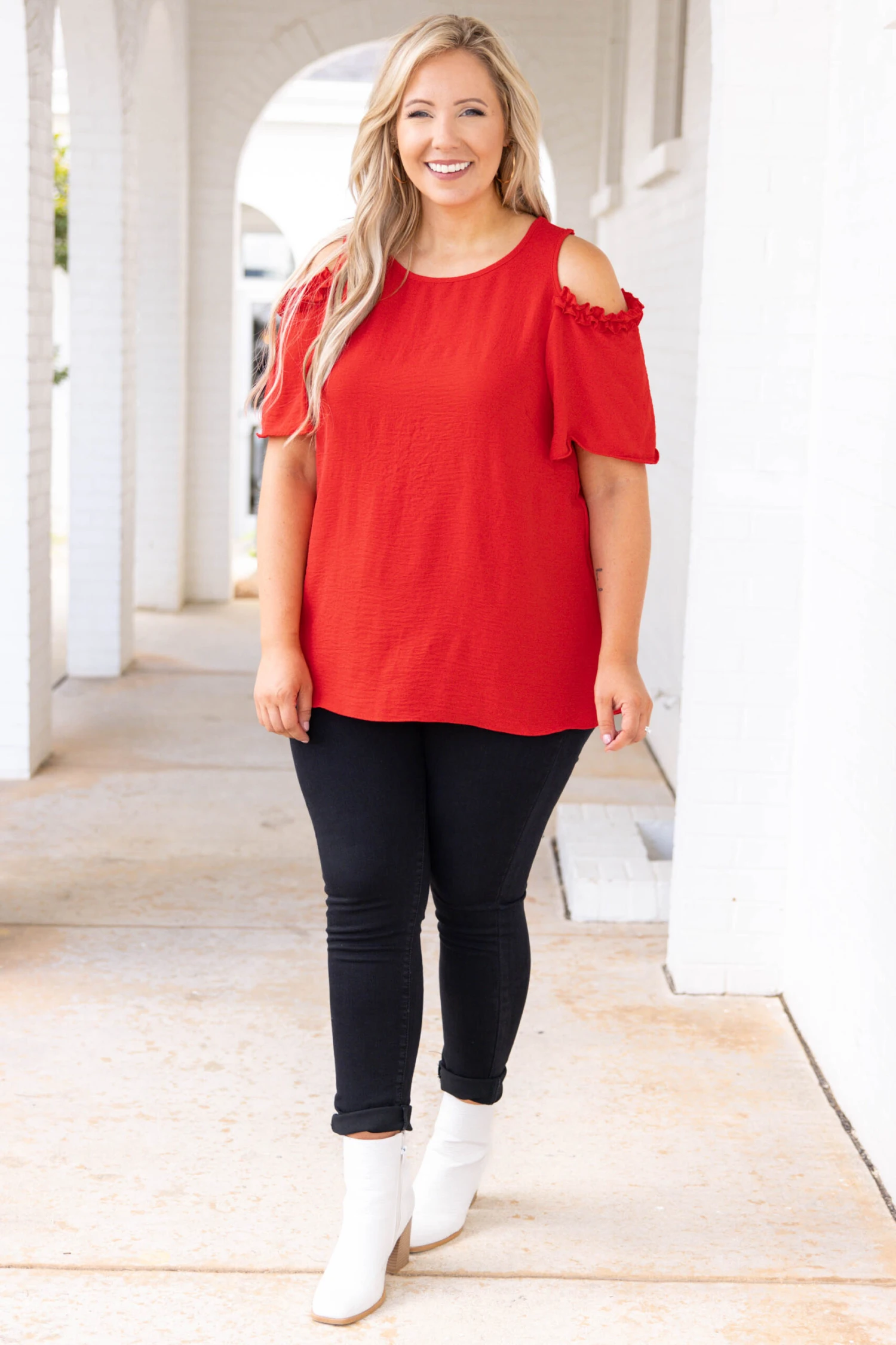 Beauty And Better Top, Tomato 4 Beauty And Better Top, Tomato - Image 2