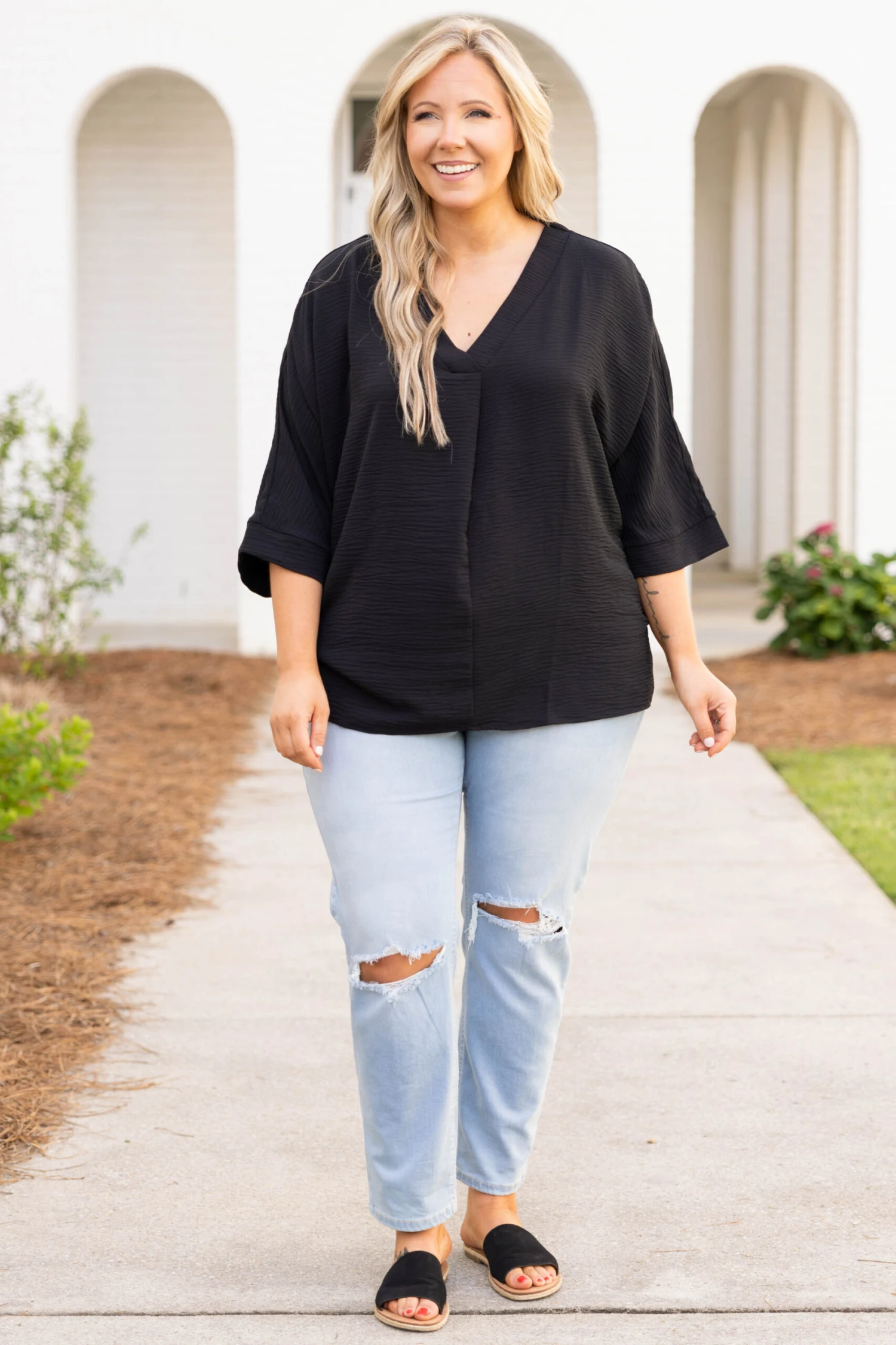 Beauty And Power Top, Black 5 Beauty And Power Top, Black - Image 3