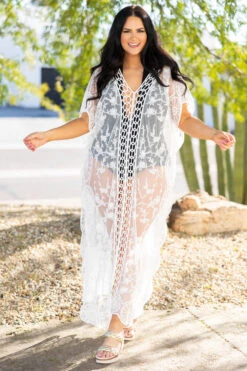 Beauty Beyond Compare Swim Dress, Ivory