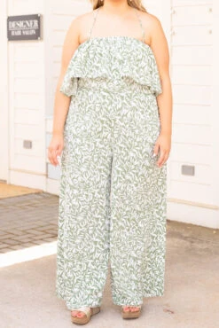 Beauty Intentions Jumpsuit, Green 11 Beauty Intentions Jumpsuit, Green -Chic Soul Store BeautyIntentionsJumpsuit Green 1185