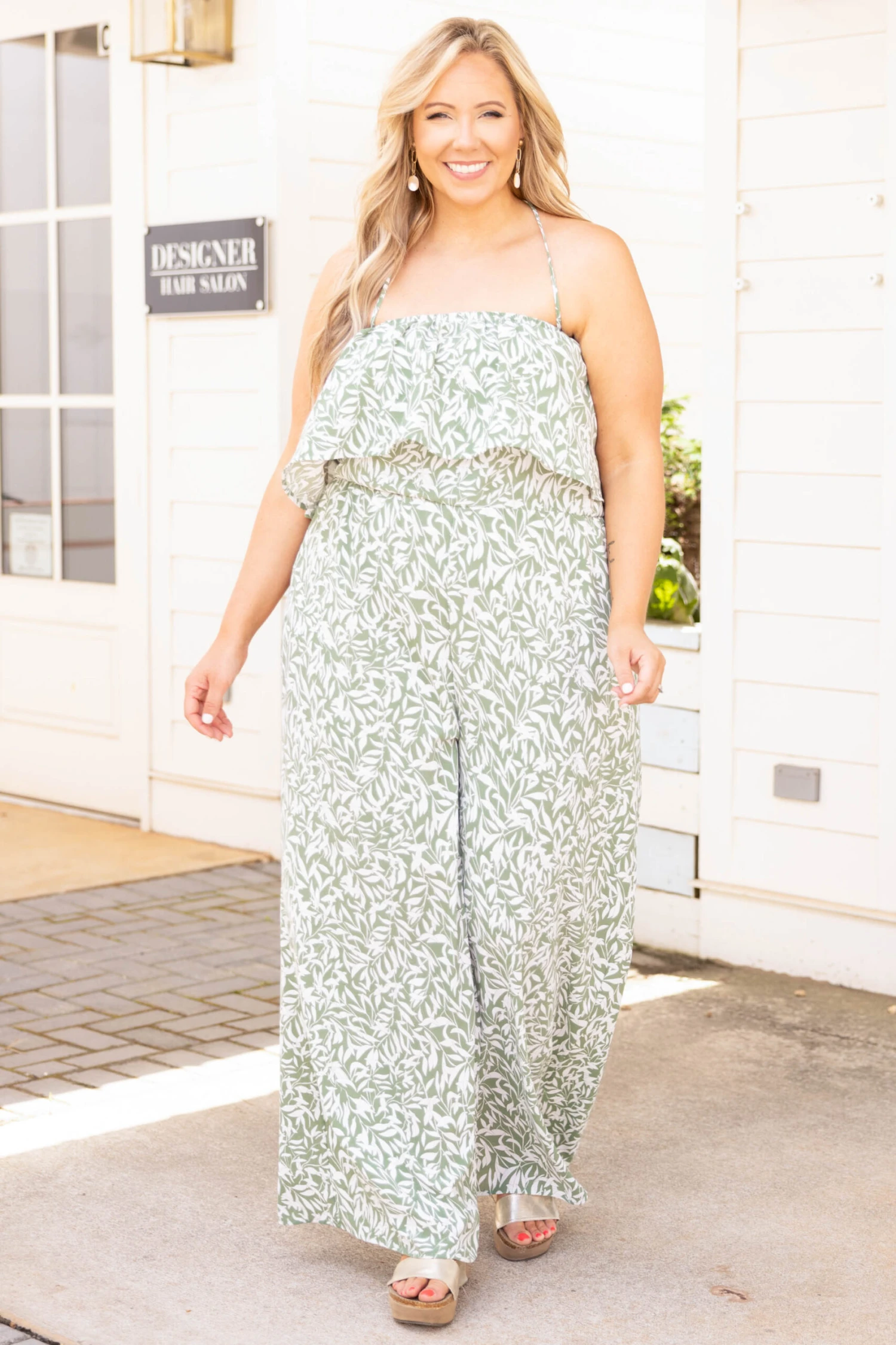 Beauty Intentions Jumpsuit, Green 4 Beauty Intentions Jumpsuit, Green - Image 2