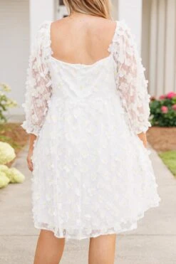 Beauty On Display Dress, White Multi -Chic Soul Store BeautyOnDisplayDress WhiteMulti 1