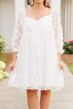 Beauty On Display Dress, White Multi -Chic Soul Store BeautyOnDisplayDress WhiteMulti 2