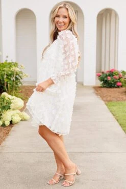 Beauty On Display Dress, White Multi -Chic Soul Store BeautyOnDisplayDress WhiteMulti 5