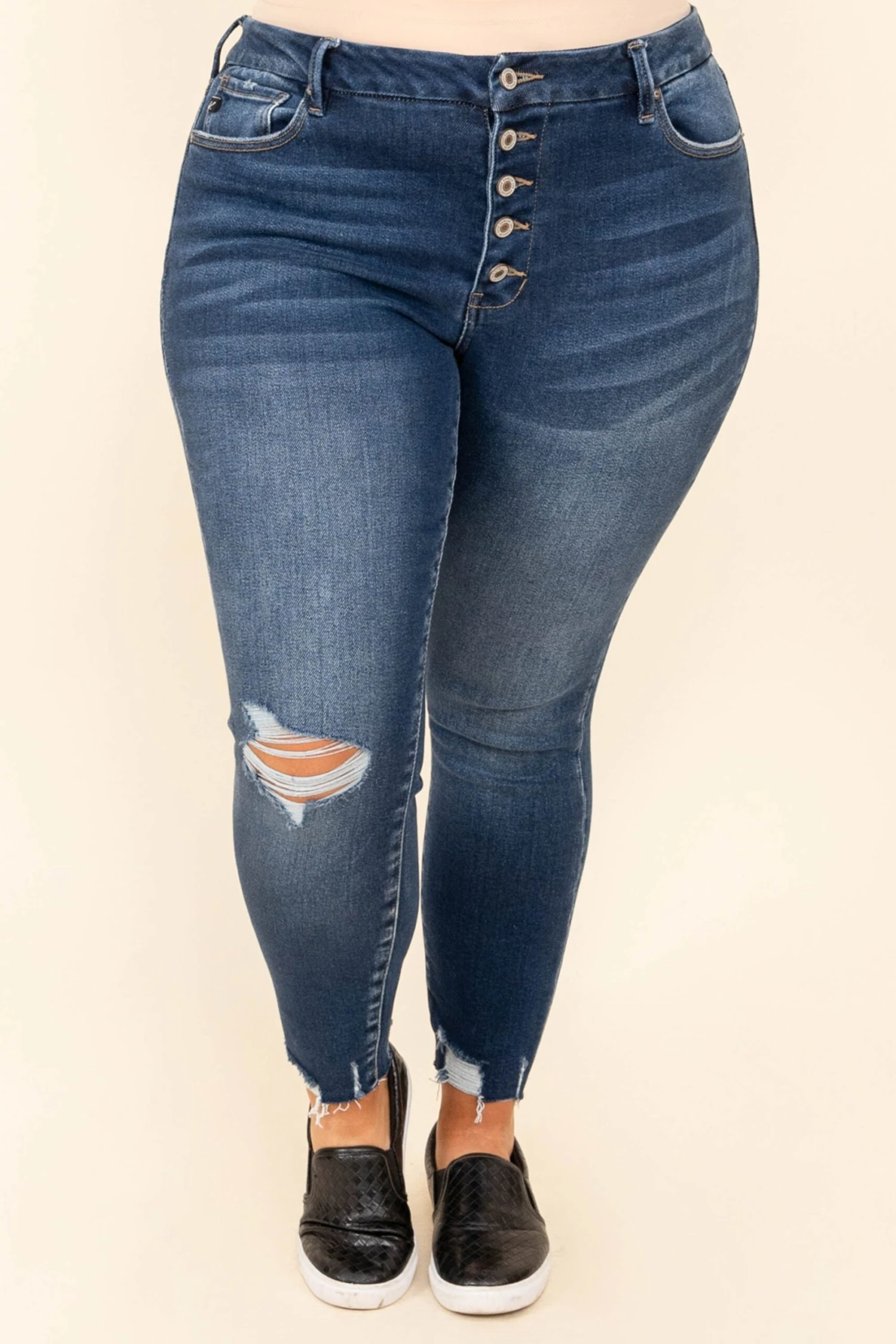 Because Of You Jeans, Dark Wash 5 Because Of You Jeans, Dark Wash - Image 3