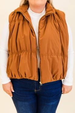 Behind Blue Eyes Vest, Brown -Chic Soul Store BehindBlueEyesVest Brown
