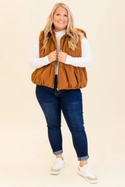Behind Blue Eyes Vest, Brown -Chic Soul Store BehindBlueEyesVest Brown 4