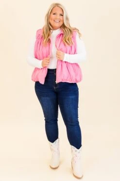 Behind Blue Eyes Vest, Pink -Chic Soul Store BehindBlueEyesVest Pink 4