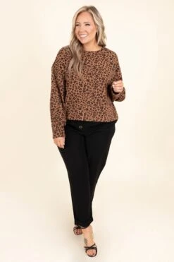 Behind The Spots Sweater, Camel 10 Behind The Spots Sweater, Camel -Chic Soul Store BehindTheSpotsSweater Camel 9800