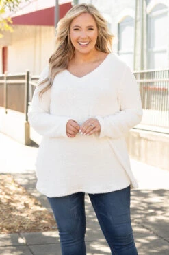 Belongs To You Sweater, Ivory