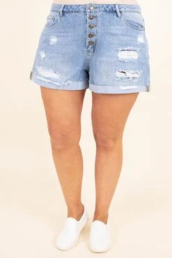 Best Ever Shorts, Light Wash -Chic Soul Store BestEverShorts LightWash 2