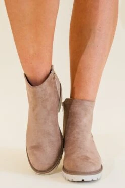 Bet Your Boots Booties, Taupe -Chic Soul Store BetYourBootsBooties Taupe 2