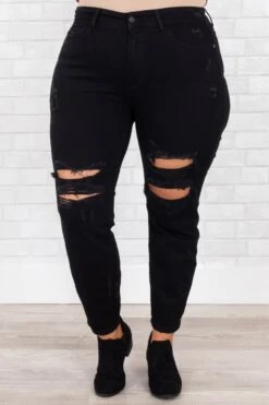 Better As A Memory Jeans, Black -Chic Soul Store BetterAsAMemoryJeans Black 9557