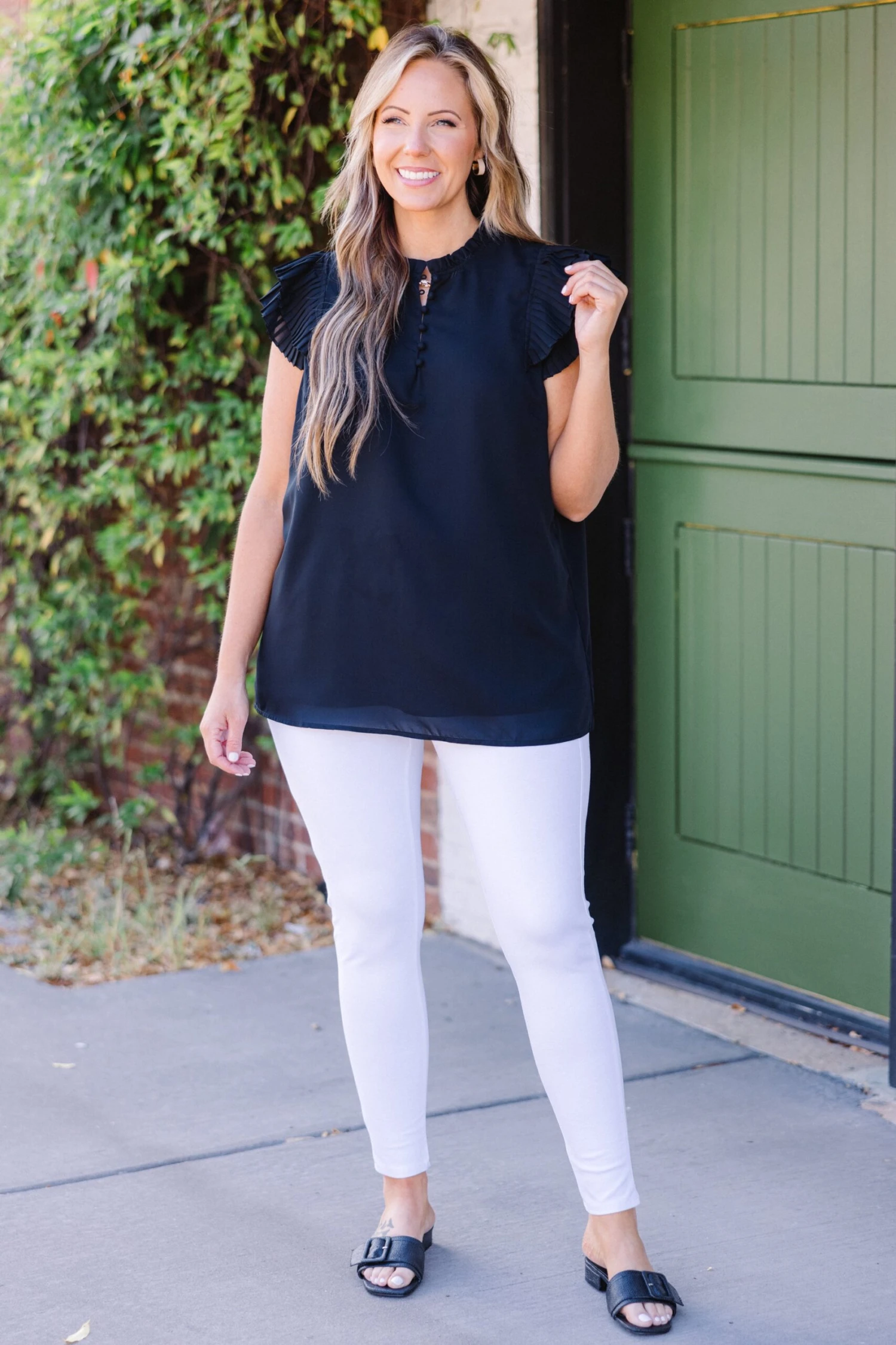 Beyond Basic Pants, White 7 Beyond Basic Pants, White - Image 5