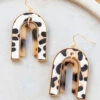 Beyond The Golden Arches Earrings, White -Chic Soul Store BeyondTheGoldenArchesEarrings White 3037