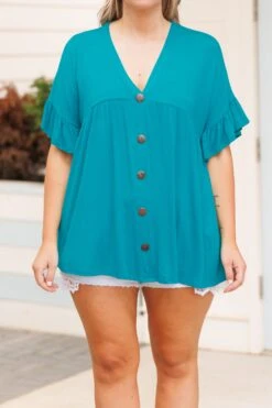 Bittersweet Beginnings Top, Jade 11 Bittersweet Beginnings Top, Jade -Chic Soul Store BittersweetBeginningsTop Jade 2