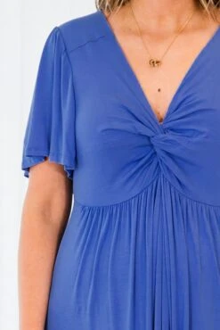 Blackbird Singing Dress, Cobalt -Chic Soul Store BlackbirdSingingDress Cobalt 3