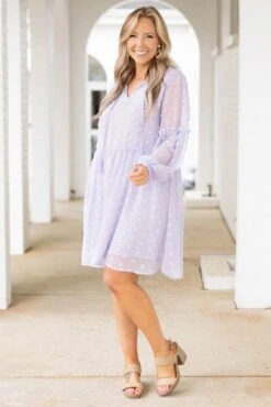 Blessed With The Best Dress, Lavender -Chic Soul Store BlessedWithTheBestDress Lavender 7037