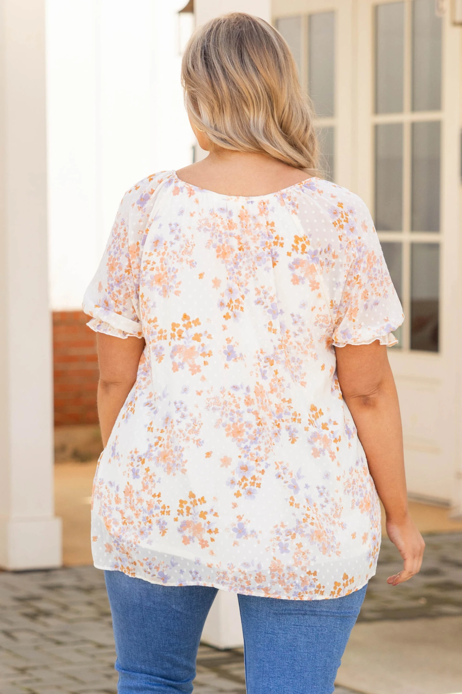 Block Party Dinner Top, Ivory 7 Block Party Dinner Top, Ivory - Image 5