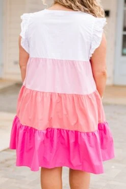 Blocks Of Love Dress, Multi -Chic Soul Store BlocksOfLoveDress Multi