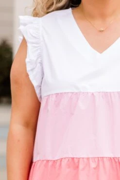 Blocks Of Love Dress, Multi -Chic Soul Store BlocksOfLoveDress Multi 3