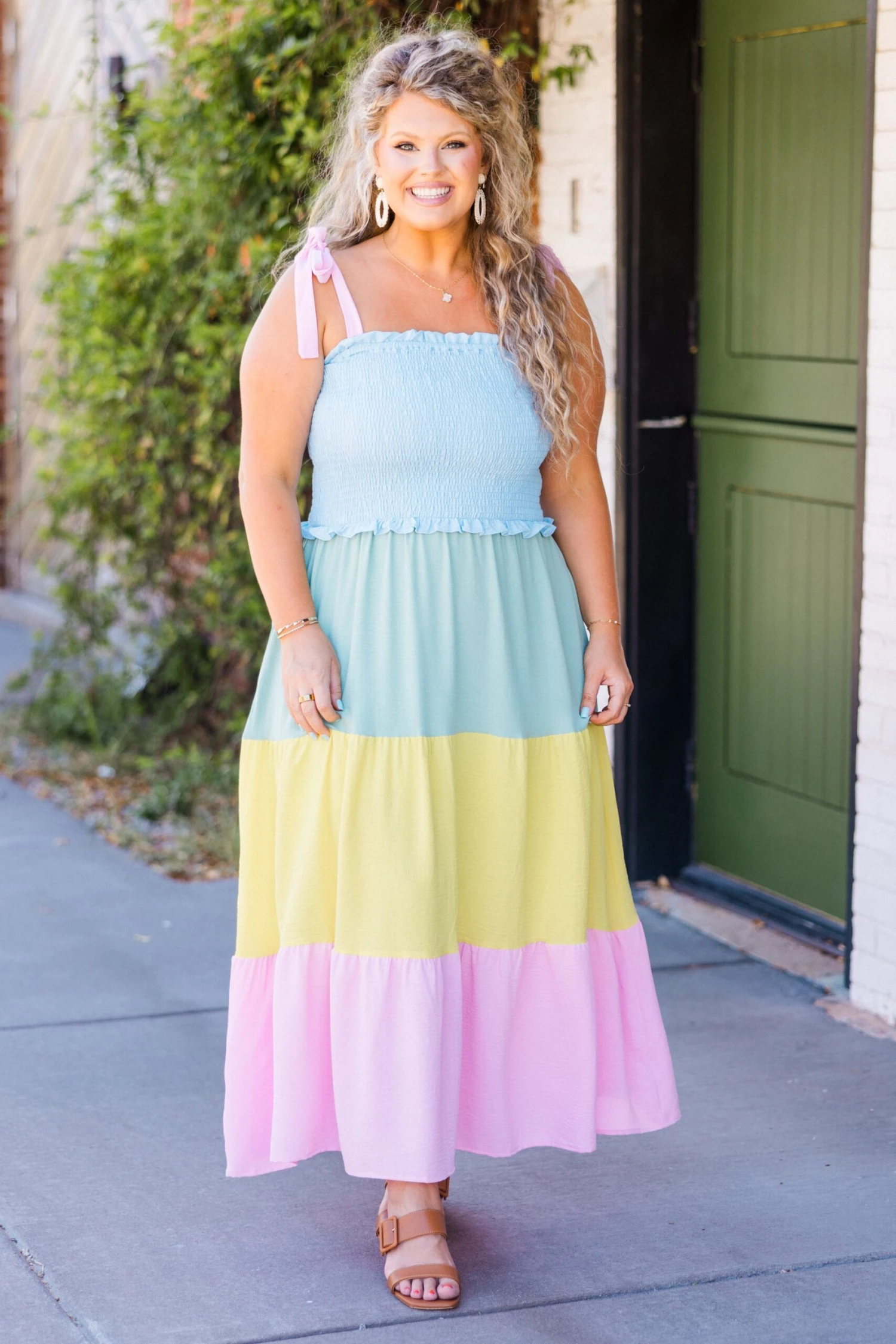 Blooming Daydream Dress, Blue 4 Blooming Daydream Dress, Blue - Image 2