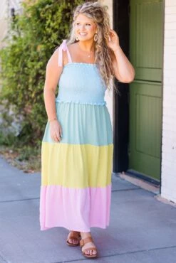 Blooming Daydream Dress, Blue 10 Blooming Daydream Dress, Blue -Chic Soul Store BloomingDaydreamDress Blue 4