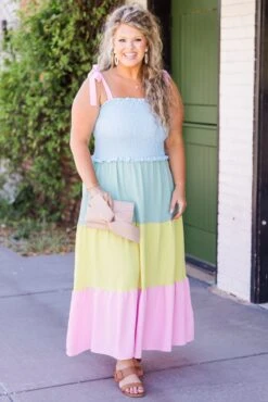 Blooming Daydream Dress, Blue 11 Blooming Daydream Dress, Blue -Chic Soul Store BloomingDaydreamDress Blue 5