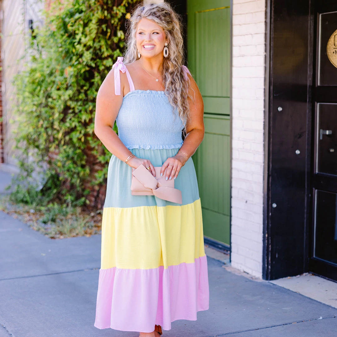 Blooming Daydream Dress, Blue 3 Blooming Daydream Dress, Blue