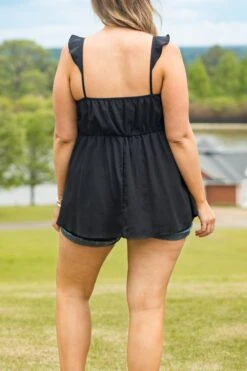 Blossoming Flower Top, Black -Chic Soul Store BlossomingFlowerTop Black 10