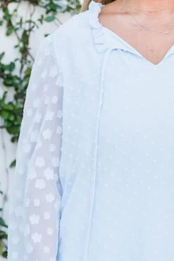 Bluebirds Fly Top, Pale Blue -Chic Soul Store BluebirdsFlyTop PaleBlue 3